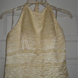 Prom Evening Gown Mother of the Bride With Matching Shawl